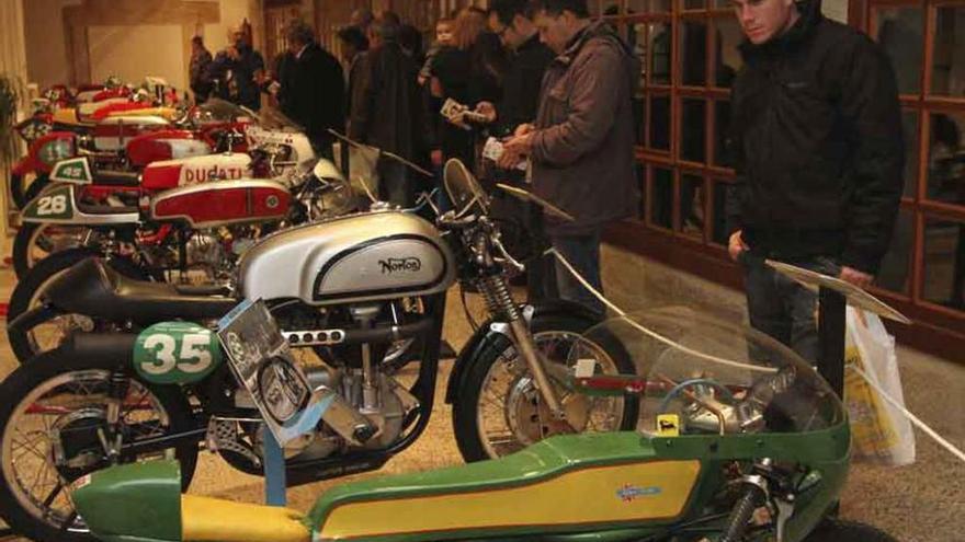 Una de las exhibiciones de motos clásicas organizadas.