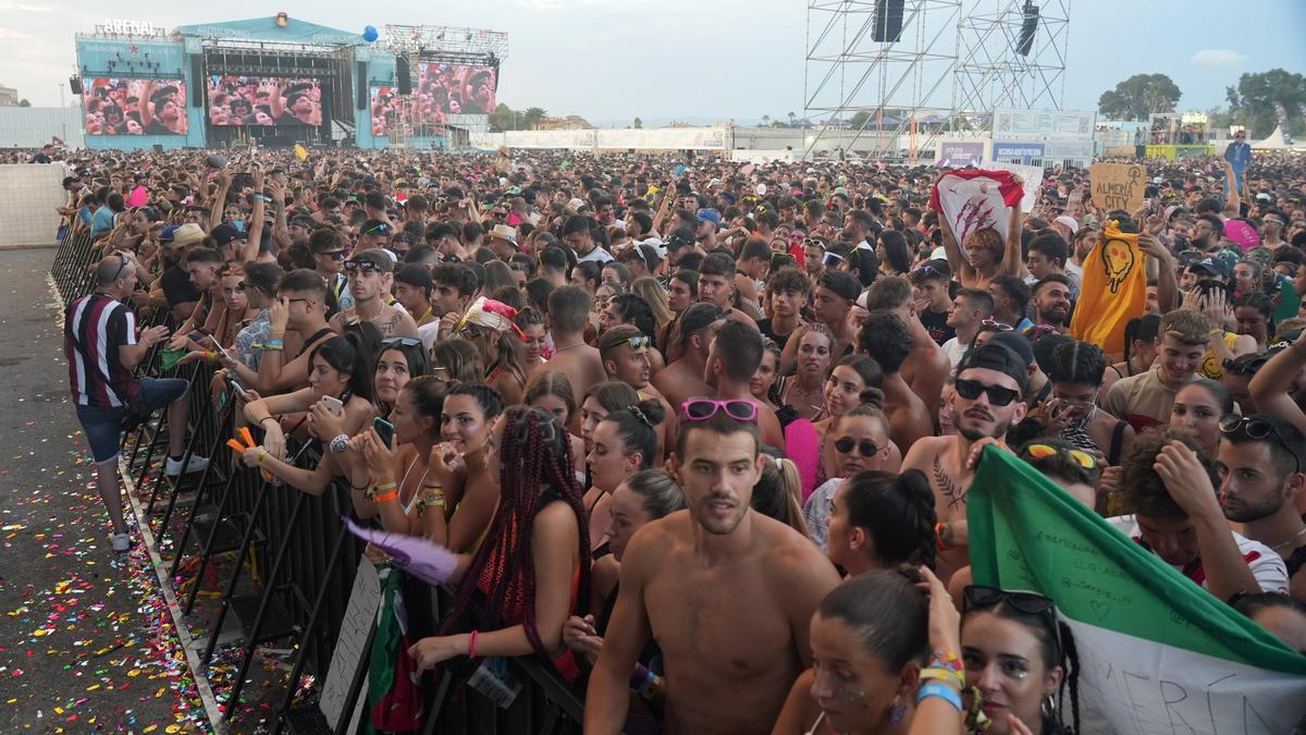 Imagen de la última jornada de la edición 2022 del Arenal Sound