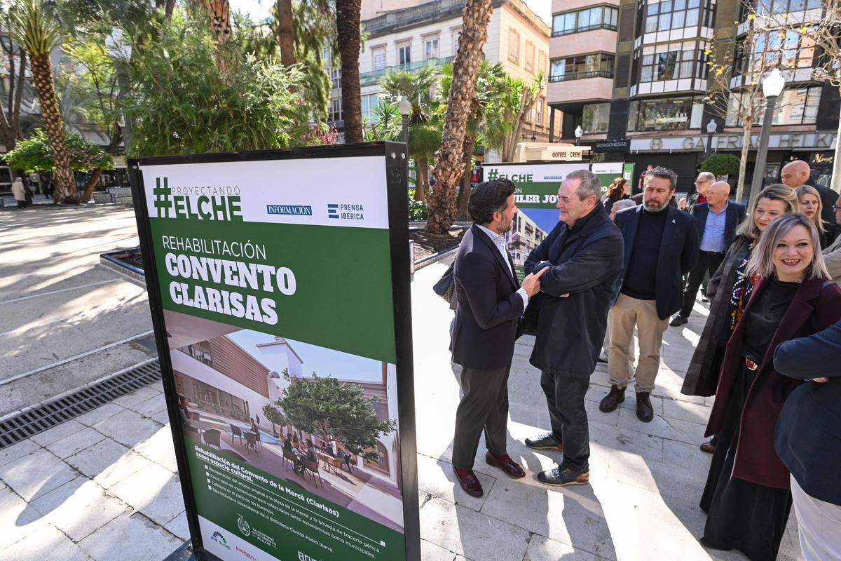 INFORMACIÓN inaugura en la Glorieta la exposición "Proyectando Elche"