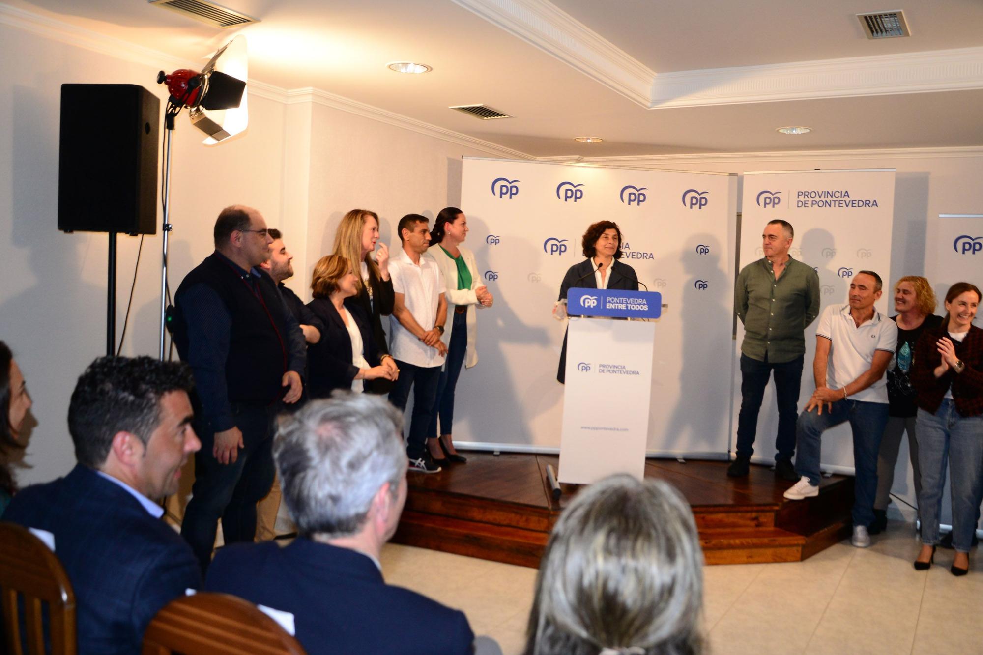 La presentación de la candidatura del PP de Bueu a las elecciones municipales 2023