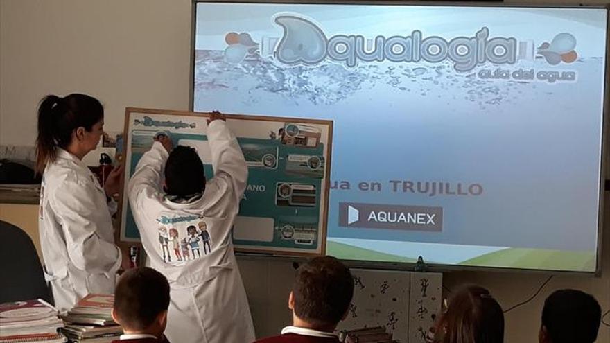 Los escolares aprenden un uso responsable del agua