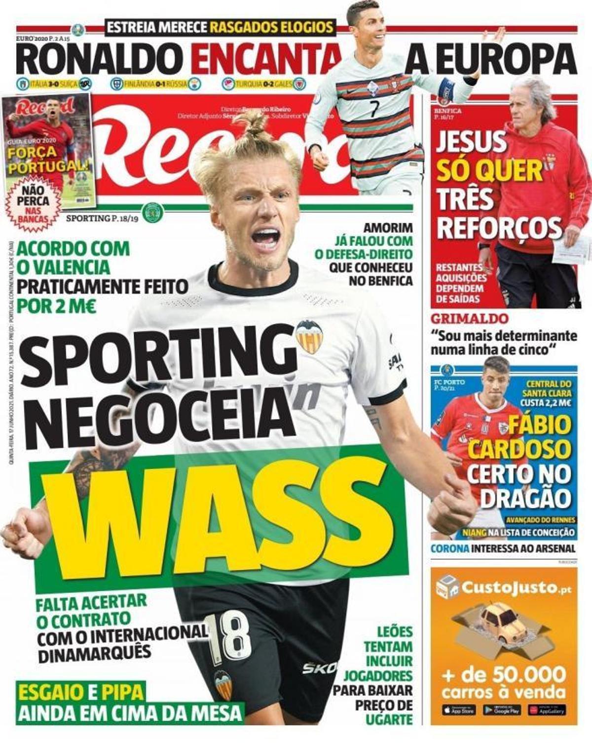 Aseguran que hay acuerdo Valencia-Sporting por Wass