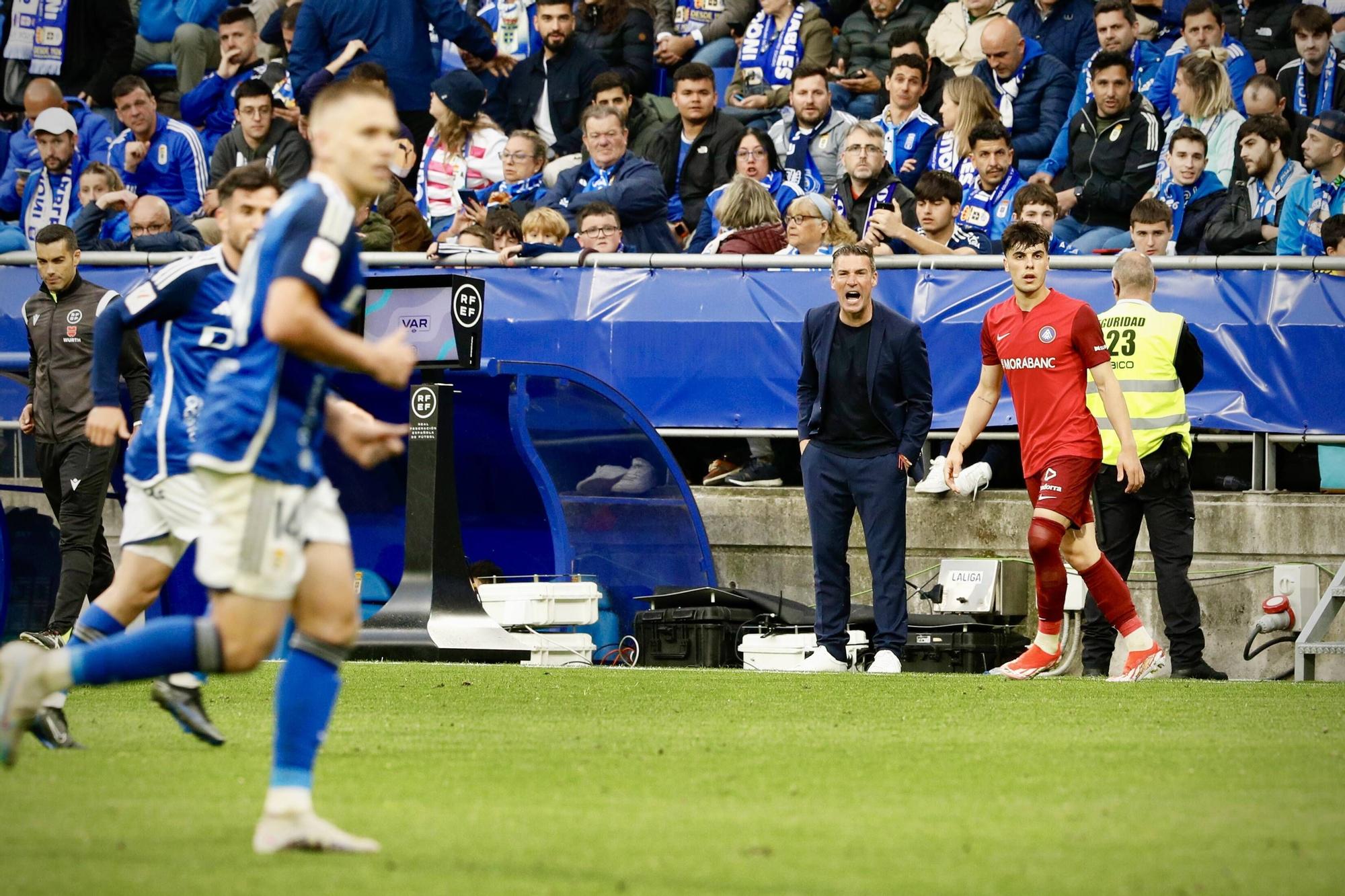 Así fue el partido entre el Oviedo y el Andorra