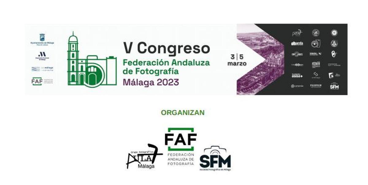 Cartel del V Congreso de la Federación Andaluza de Fotografía