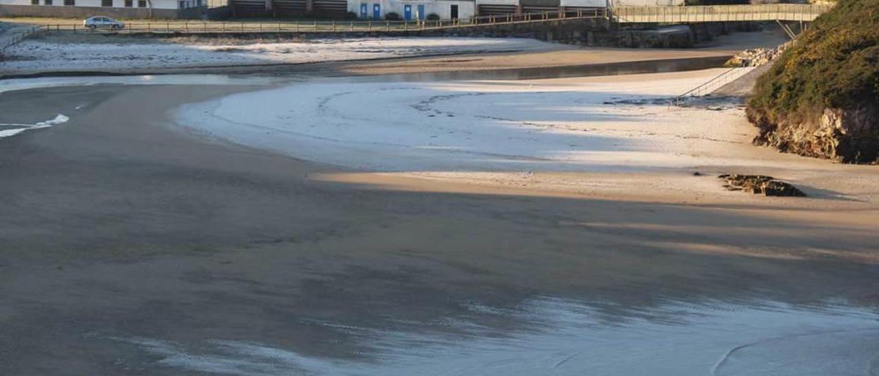 La playa de Los Campos, en Tapia de Casariego.