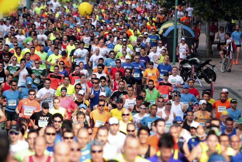 Fotogalería de la XVIII edición de la media maratón de Zaragoza