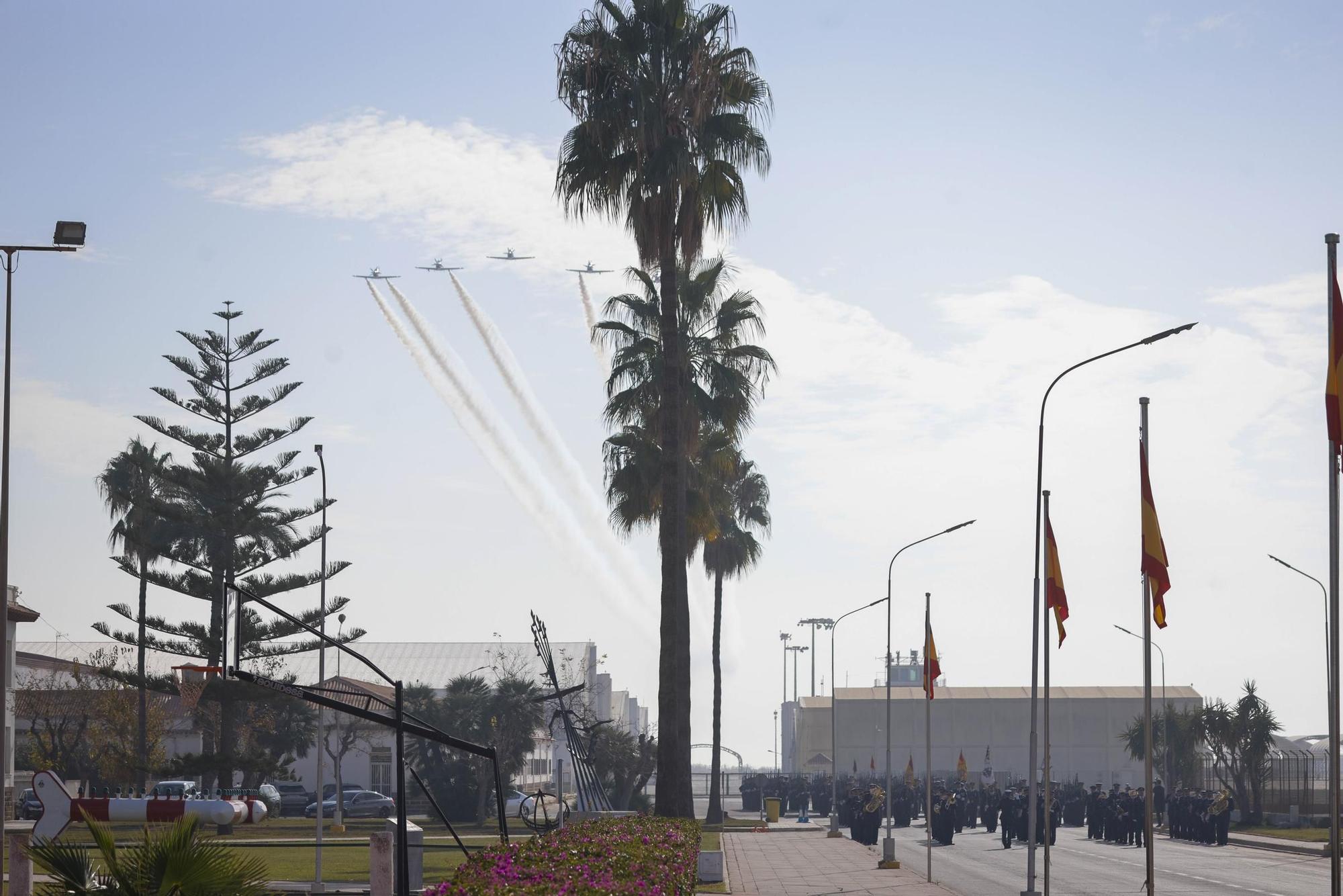 Las mejores imágenes de la Jura de Bandera en la Academia General del Aire con la princesa Leonor