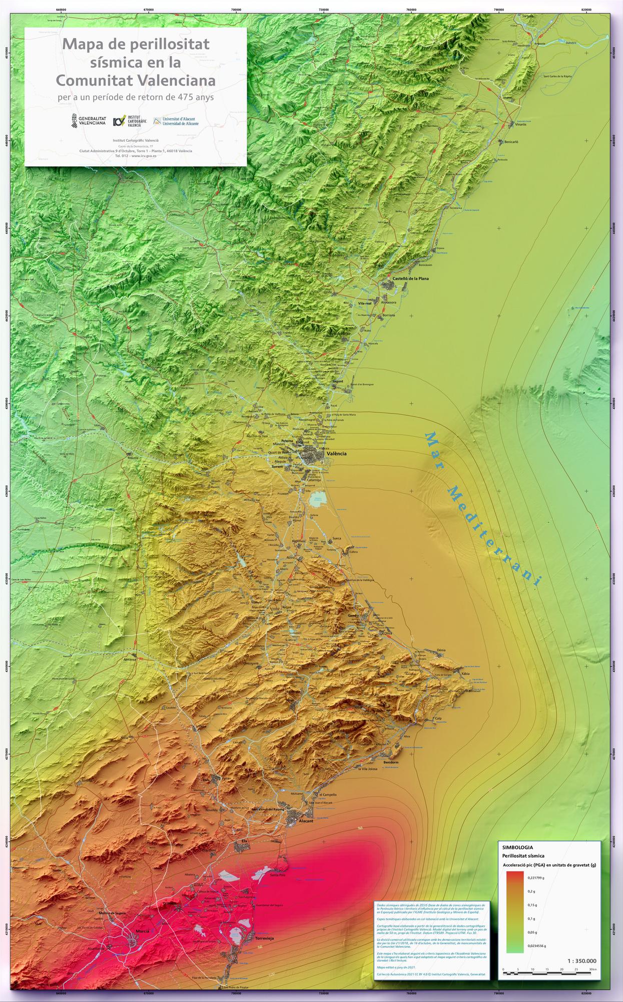 La Vega Baja es la zona roja a la hora de esperarse un terremoto