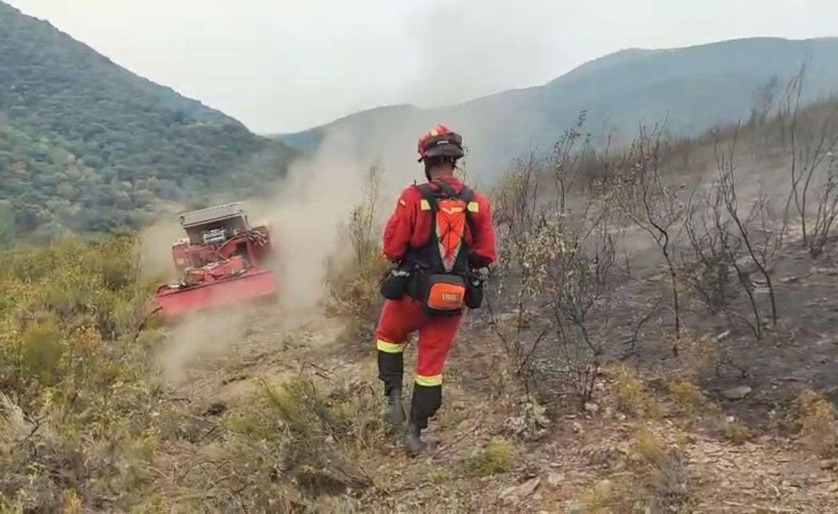 L’Exèrcit recorre al seu primer dron terrestre per a les tasques d’extinció