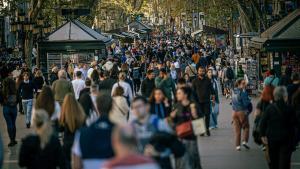 Las Ramblas de Barcelona en noviembre de 2022.