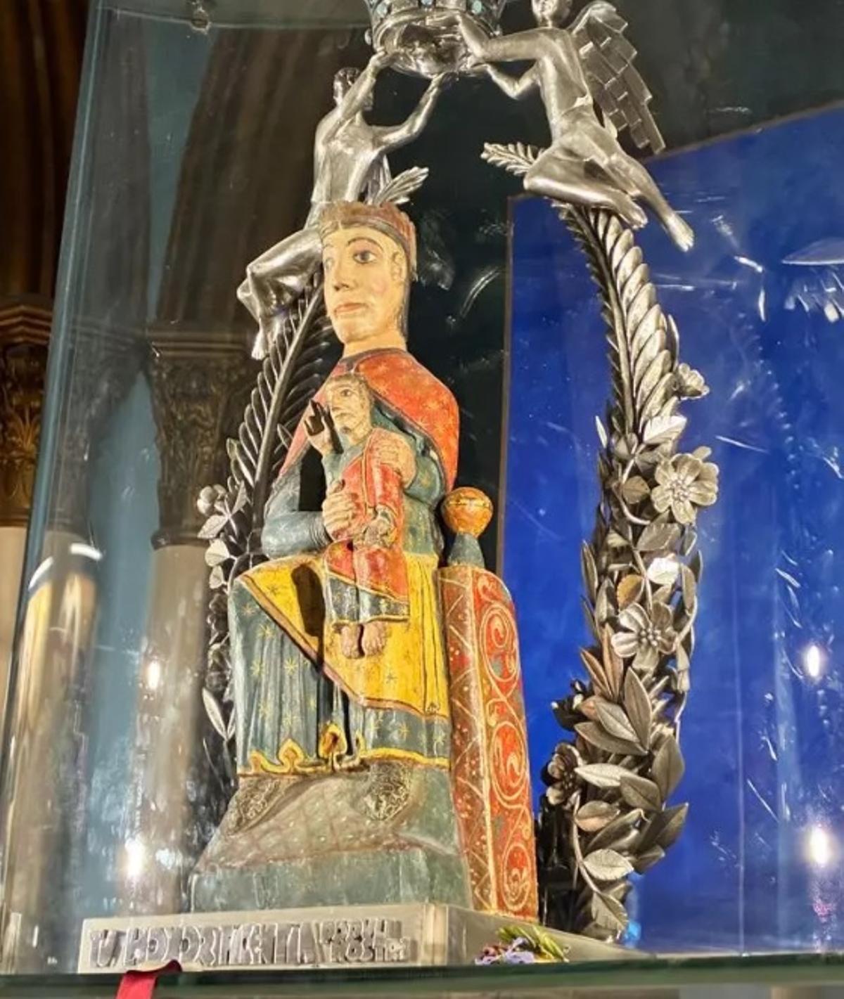 La talla de la Mare de Déu de Núria actualment