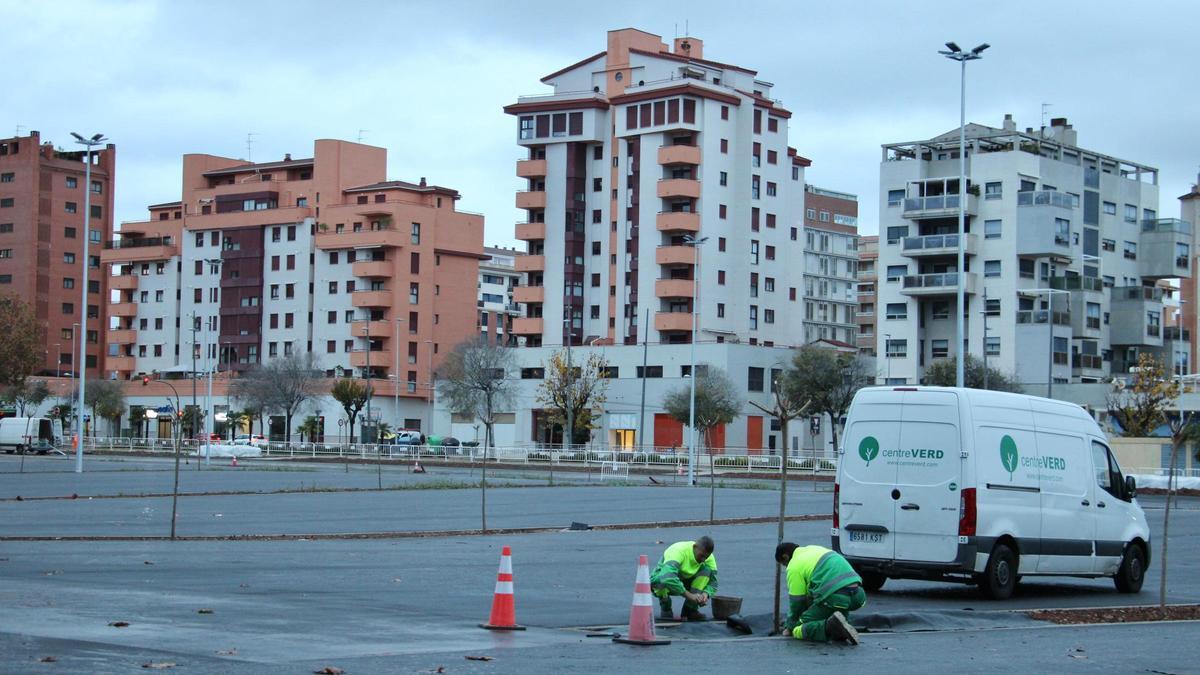 El consistorio ultimando los detalles para abrir al público el parking de Goliat.