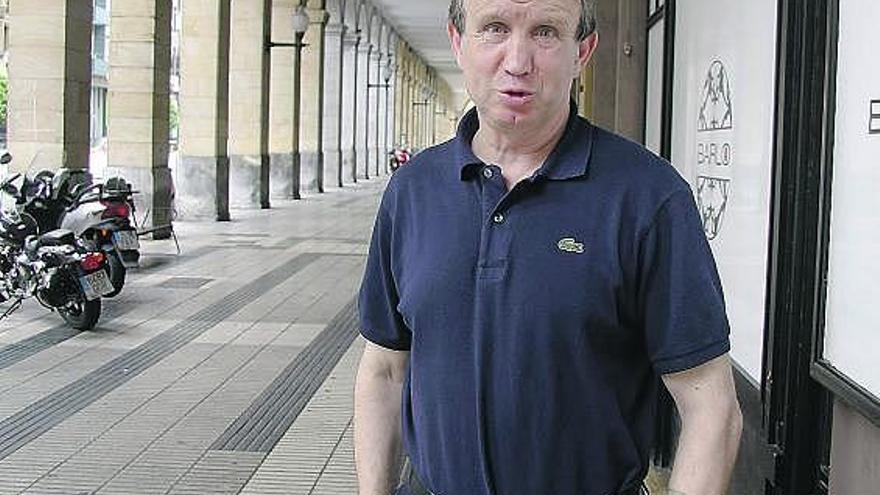 José Ramón Gómez-Fouz, en Gijón.
