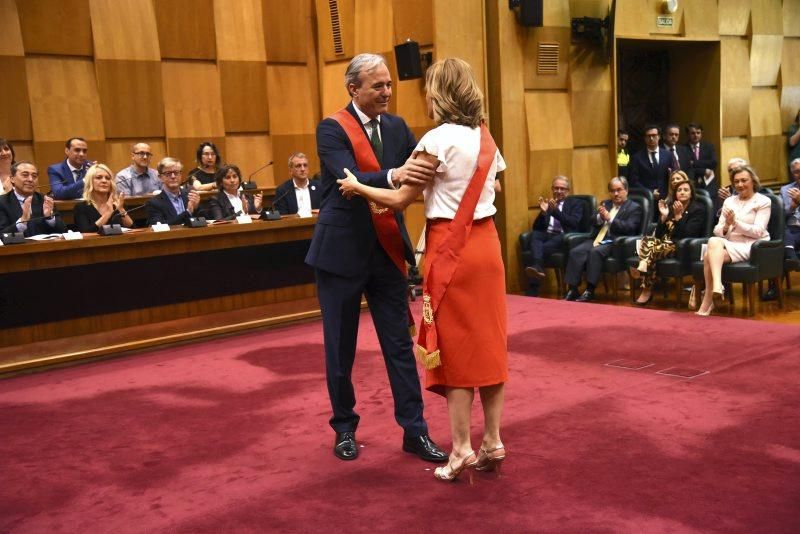 Toma de posesión de Jorge Azcón como alcalde de Zaragoza