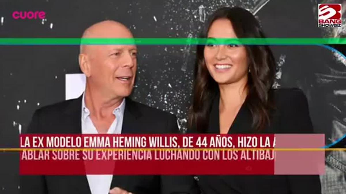 La mujer de Bruce Willis se sincera sobre las amistades del actor