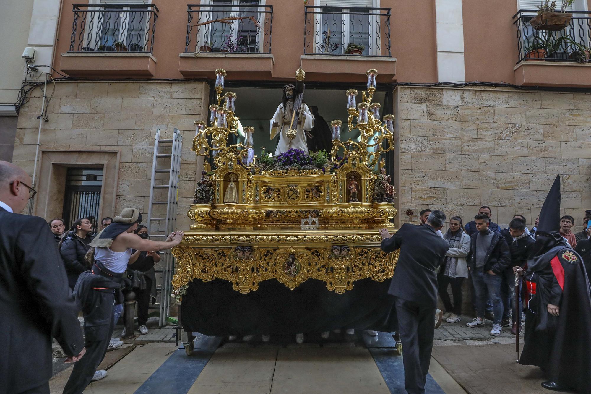 Procesiones Martes Santo Elche: La Sagrada Lanzada,Nuestro Padre Jesus de la Caida,La Santa Mujer Veronica,Santisimo Cristo del Perdon.