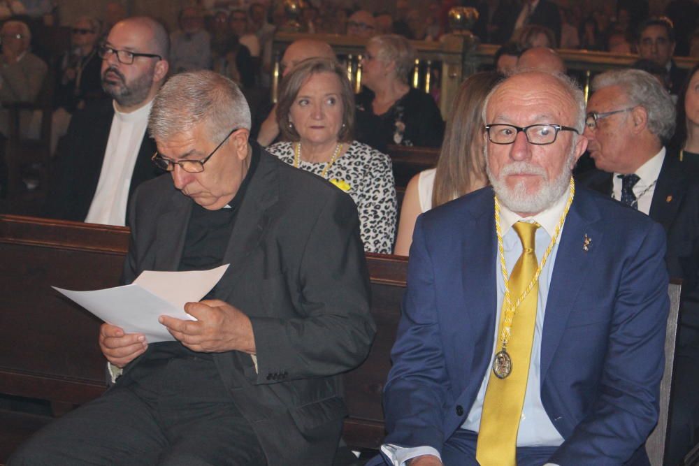 El Patriarca acogió la misa del Corpus, oficiada por el cardenal Cañizares, y el pregón, a cargo de Jaime Sancho