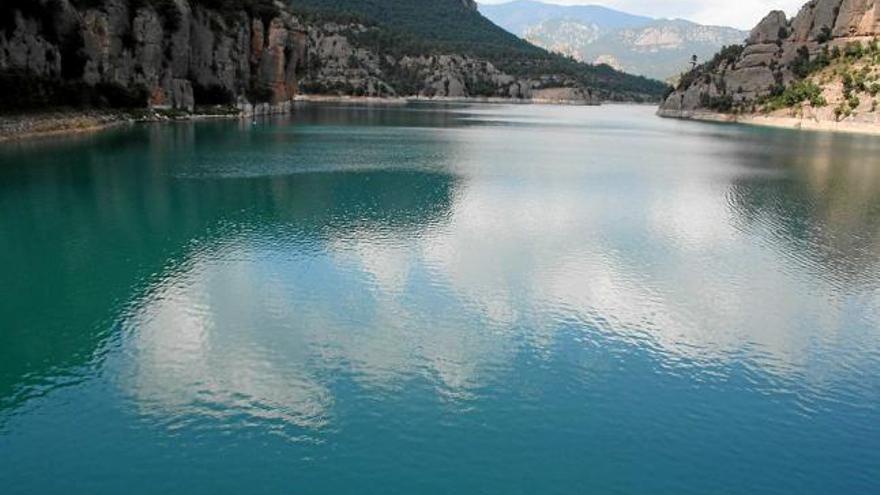 El pantà de la Llosa del Cavall, que ha de donar aigua a l&#039;Alta Segarra