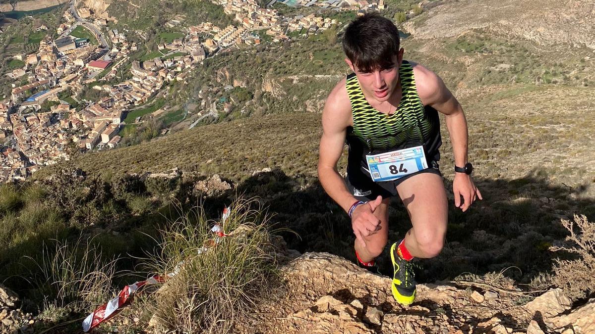 Javier Vives, en acción en la prueba en la que consiguió el oro.