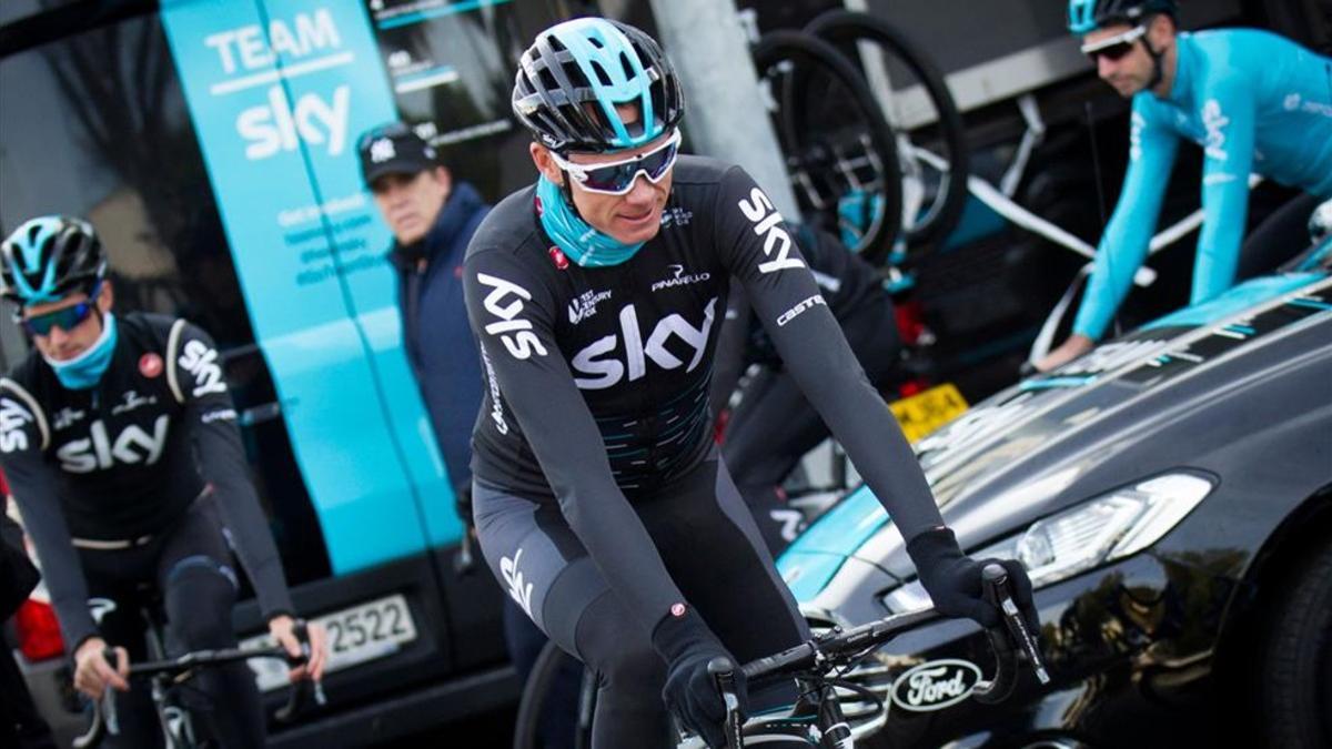 Chris Froome se encuentra en Mallorca realizando un stage de pretemporada