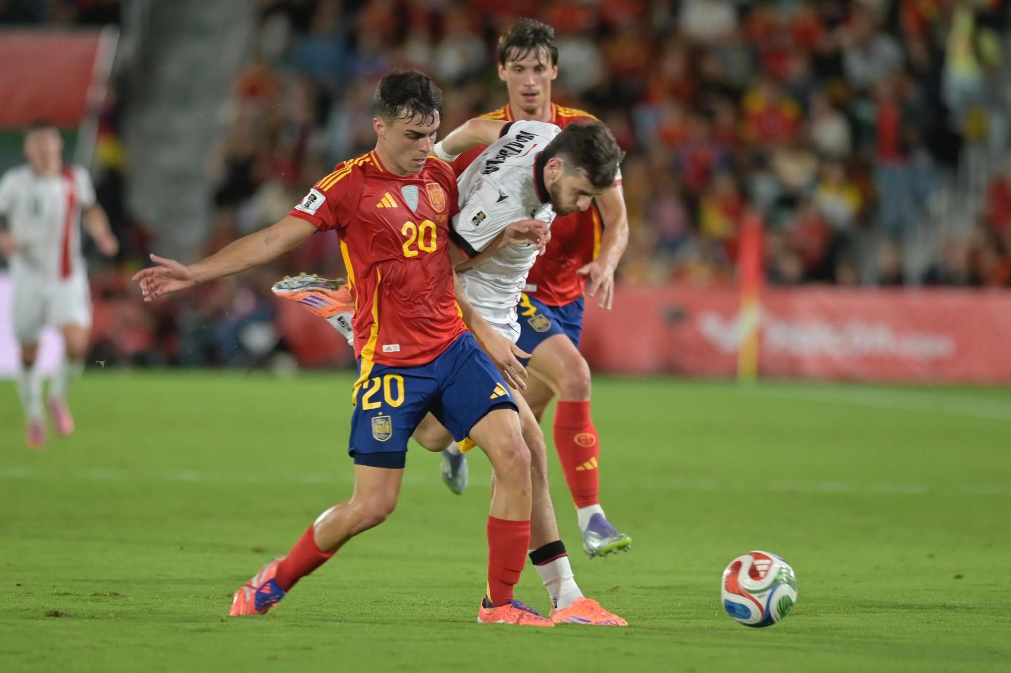 España - Georgia, en imágenes