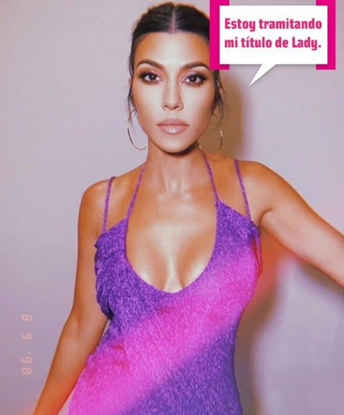 Kourtney Kardashian será lady pronto