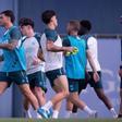 El Málaga CF volvió a los entrenamientos este martes tras la derrota en Almería.