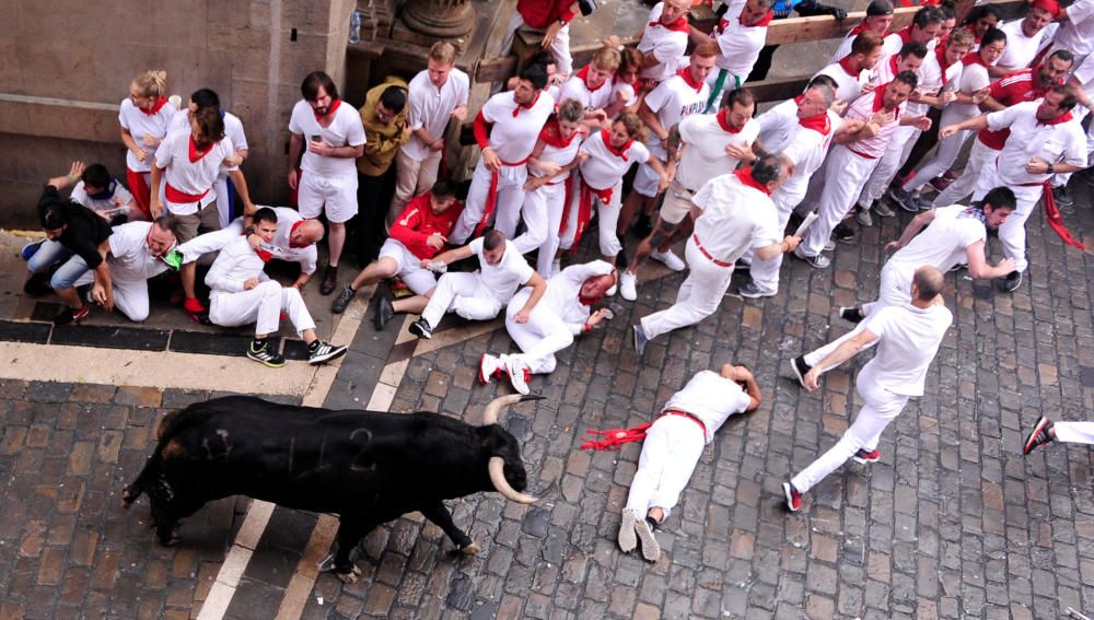 Primer encierro dels Sanfermines 2018