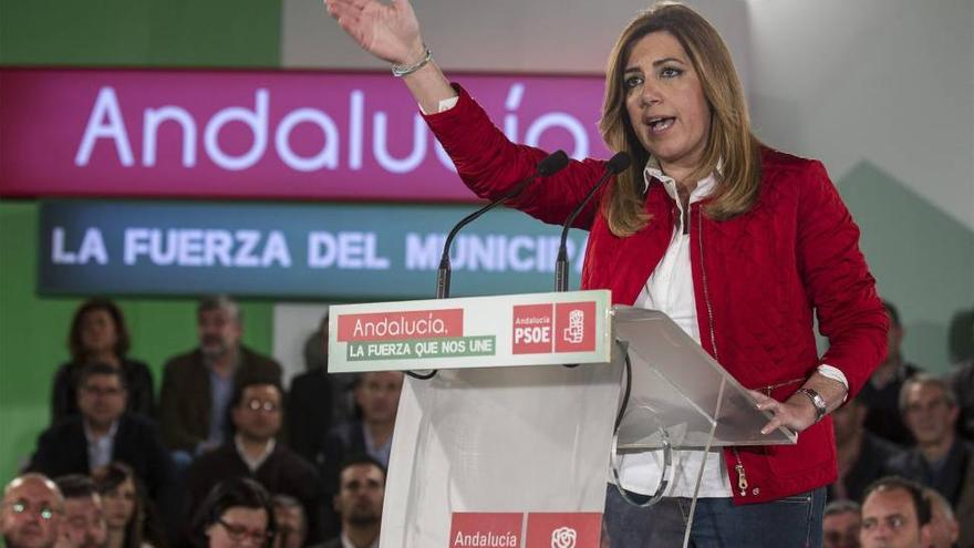 Susana Díaz comunica a IU el adelanto de las elecciones andaluzas