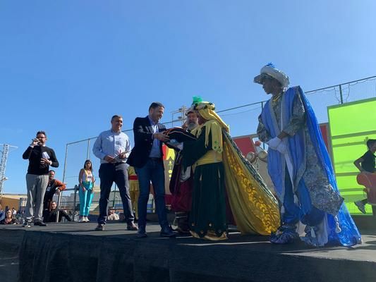 Los Reyes Magos aterrizan en Telde