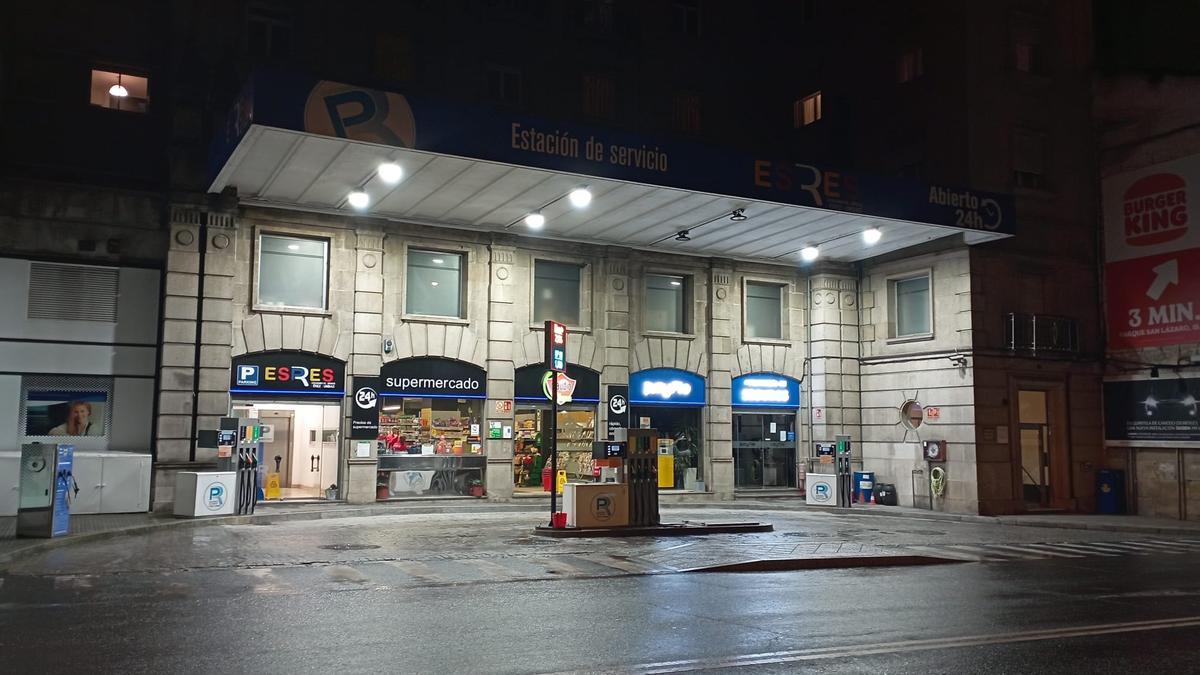 La gasolinera atracada