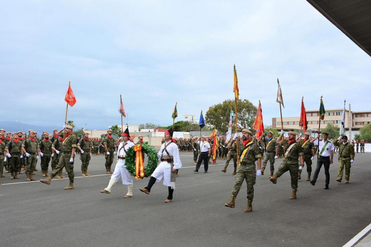 Ejercicios militares de la Brigada Canarias XVI