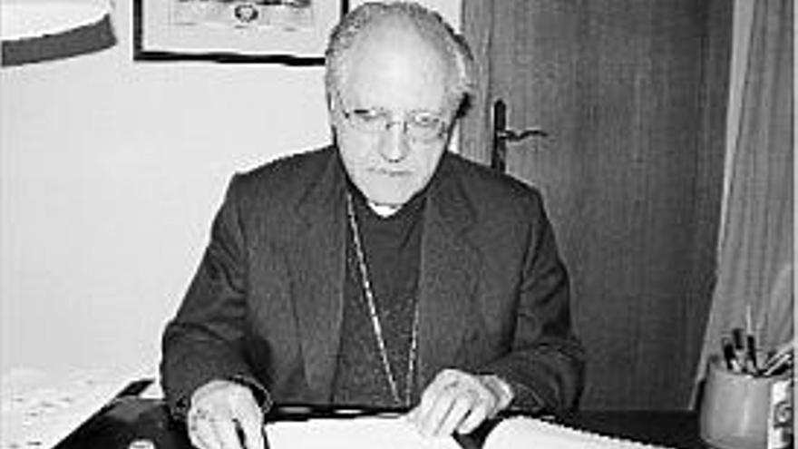 El bisbe Jaume Traserra en una imatge d&#039;arxiu