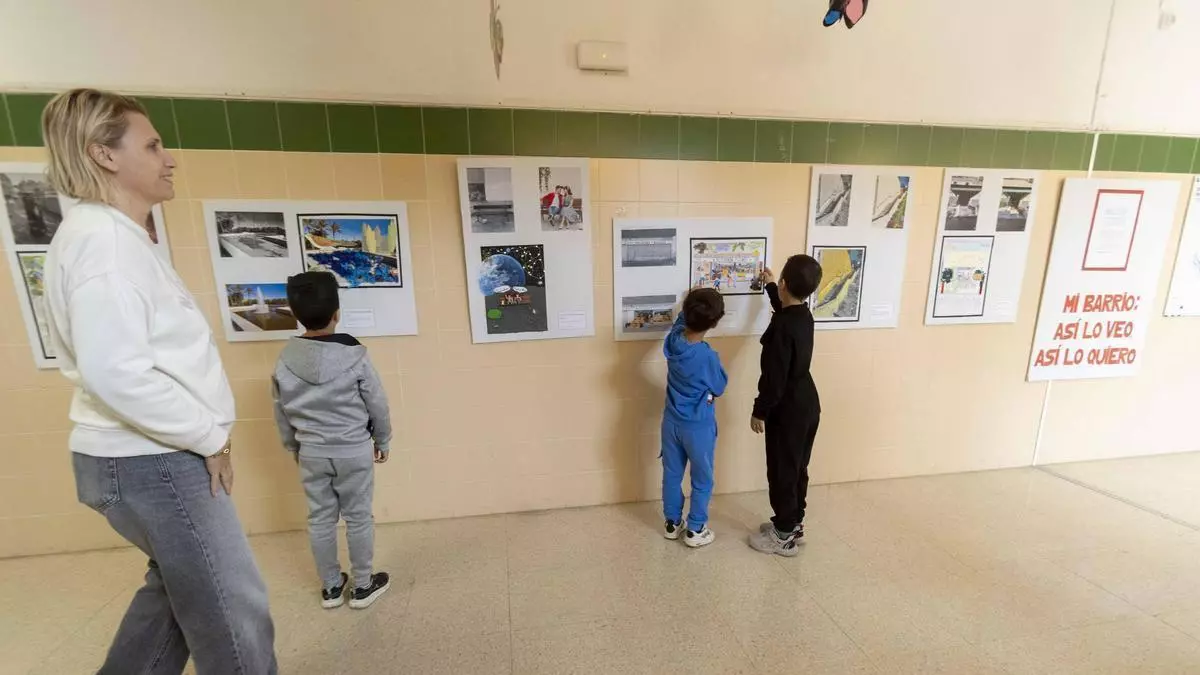 Más de 280 alumnos de la Zona Norte de Alicante diseñan cómo sería su barrio ideal