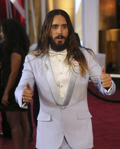 Actor Jared Leto arrives at the 87th Academy Awards in Hollywood