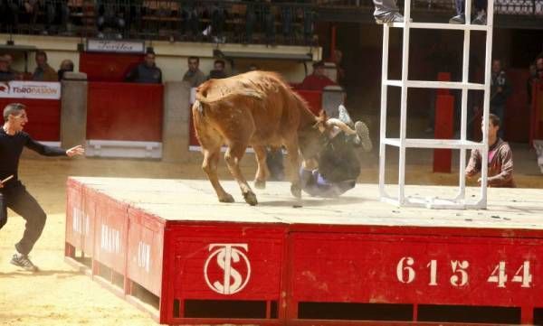 Vaquillas y rejones en la Feria San Jorge