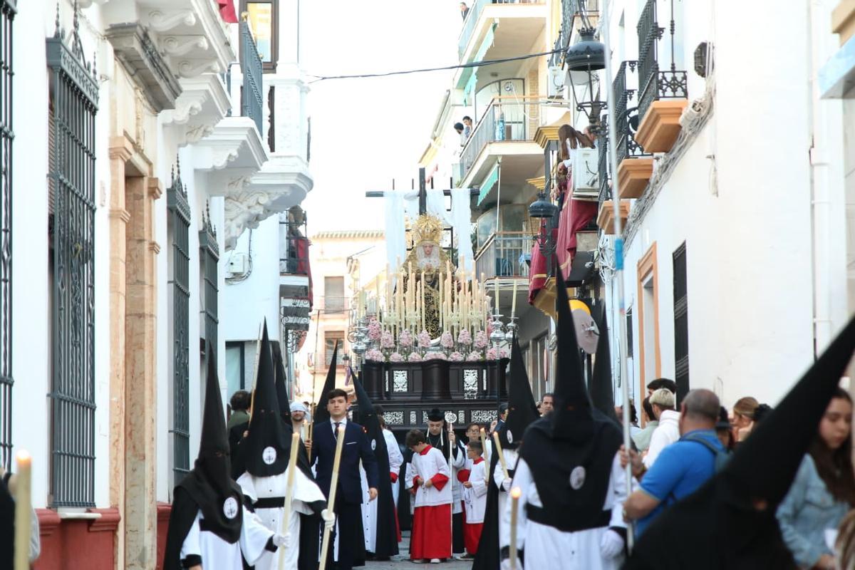La Rambla.  El Señor Yacente y la Virgen de la Soledad.