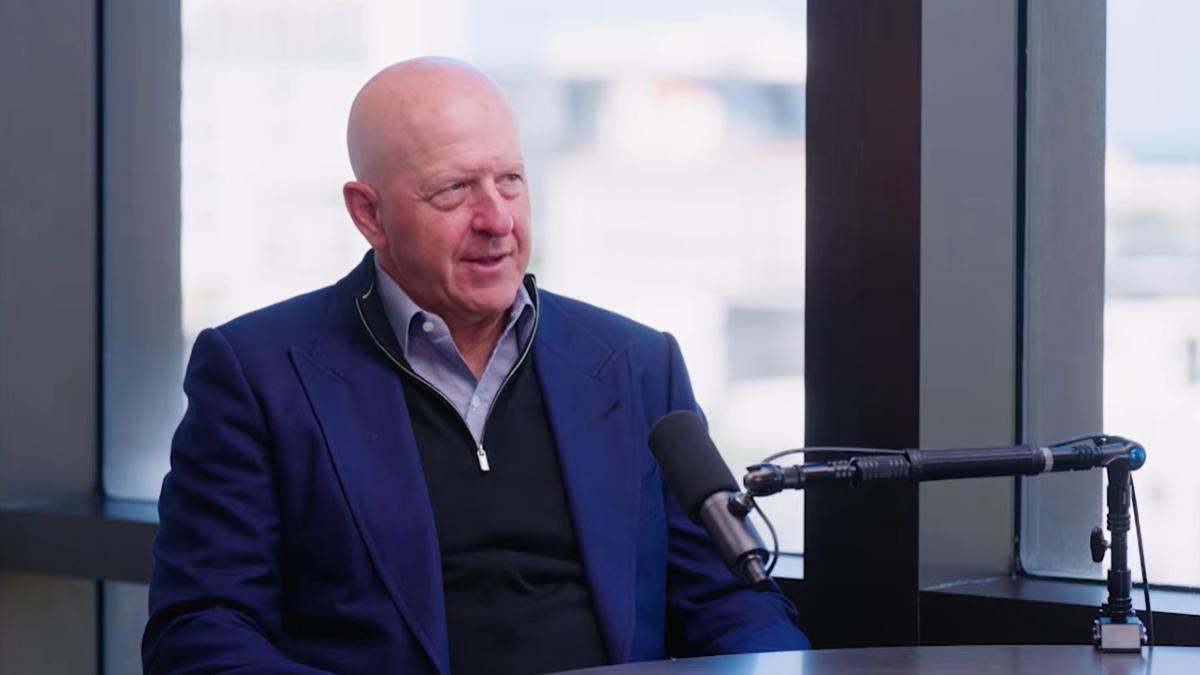 David Solomon, CEO de Goldman Sachs, durante su intervención el podcast de la empresa.