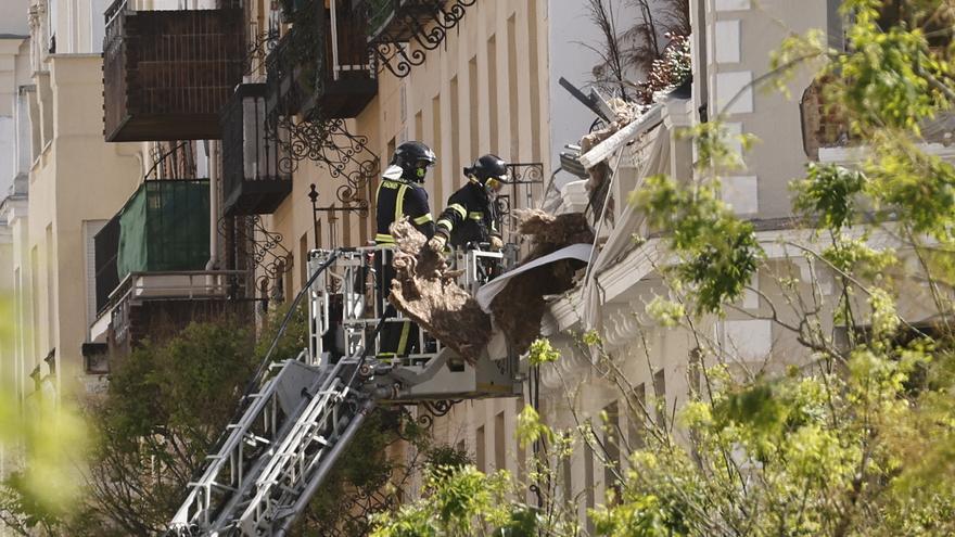 Dos operarios muertos y 20 heridos tras una explosión en un edificio del barrio de Salamanca de Madrid