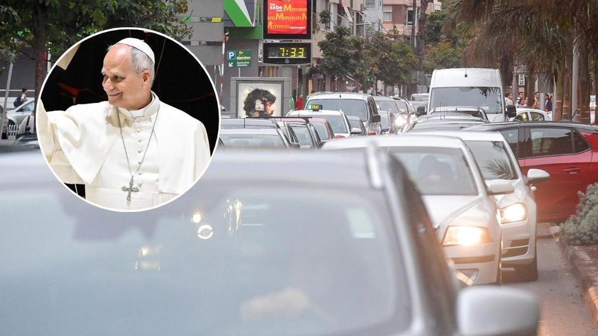 Restricciones de tráfico por la visita del papa en Gran Canaria y Tenerife