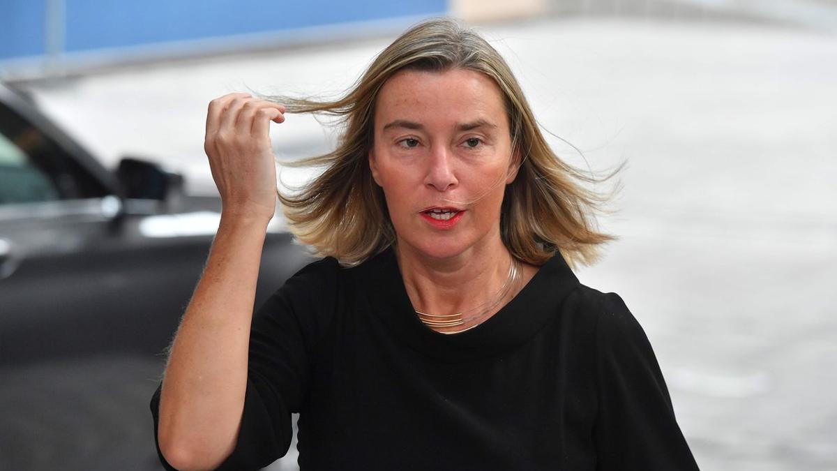 Federica Mogherini, jefa de la diplomacia de la Unión Europea.