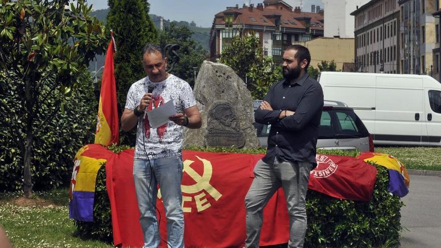 El acto político de la semana cultural del pasado año.