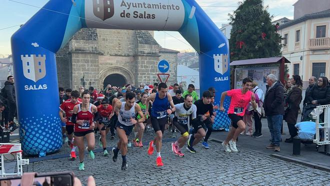 EN IMÁGENES: Así fue la San Silvestre de Salas, con más de 200 corredores de todas las edades