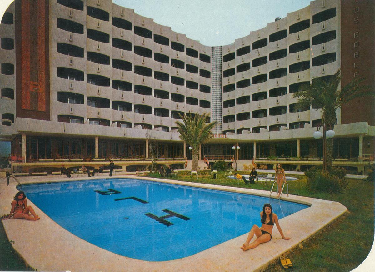 Una imagen promocional del hotel en los años 70.