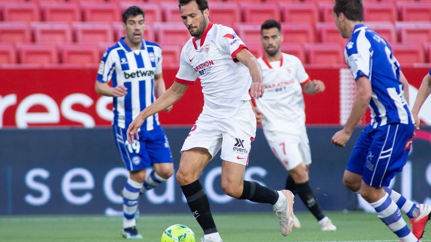 El Papu da la victoria al Sevilla ante el Alavés