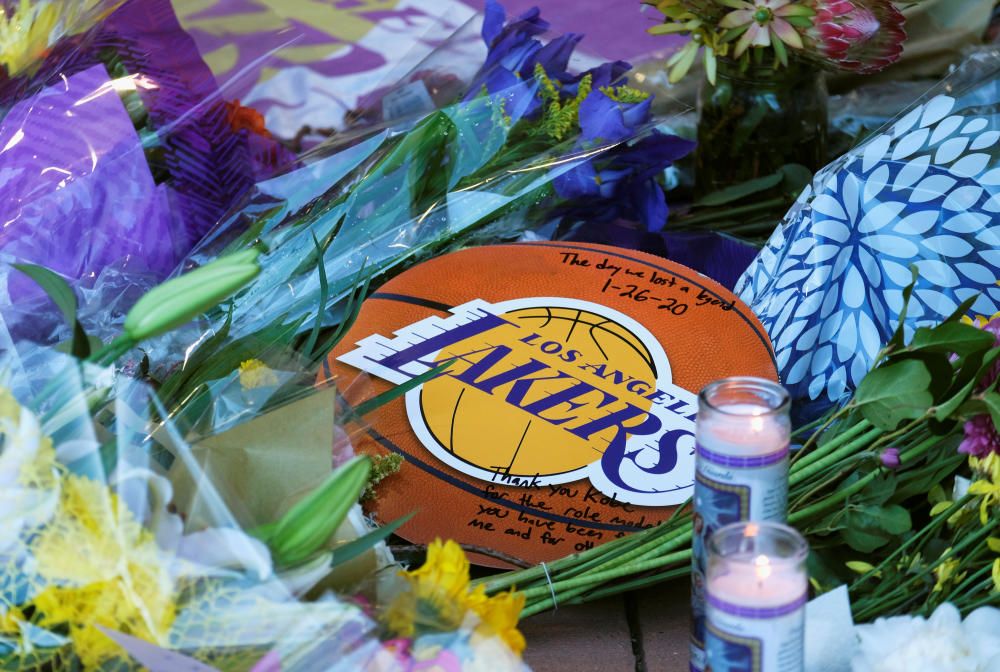 Luto en la NBA y en las calles por Kobe Bryant