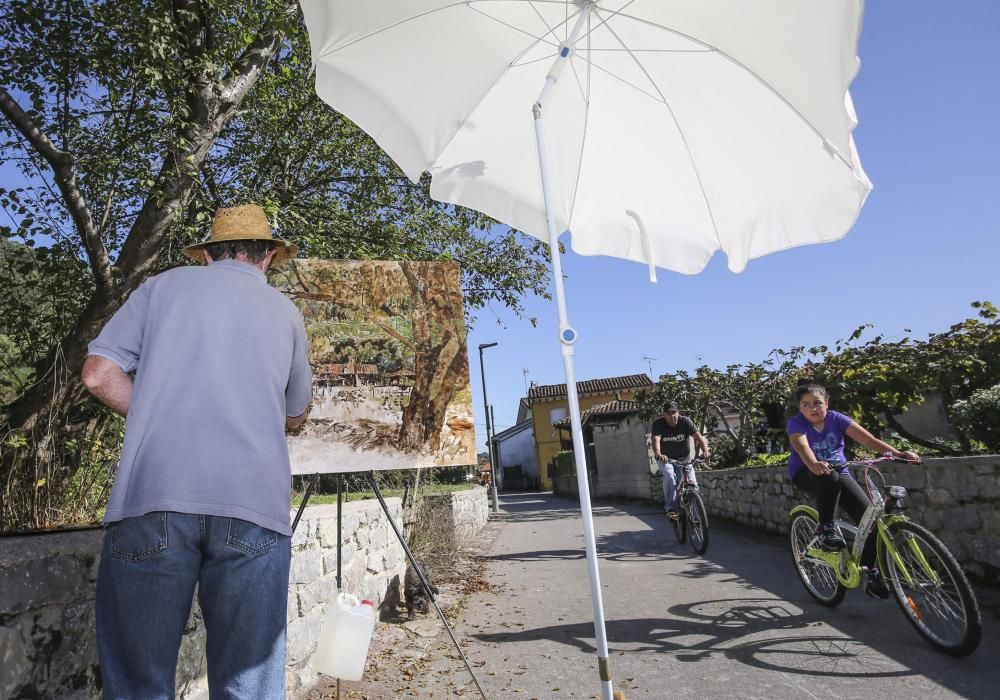 Concurso de pintura rápida en Bueño