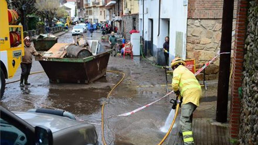 Activada la alerta por riesgo de inundaciones en Hervás, Navaconcejo y Alconchel