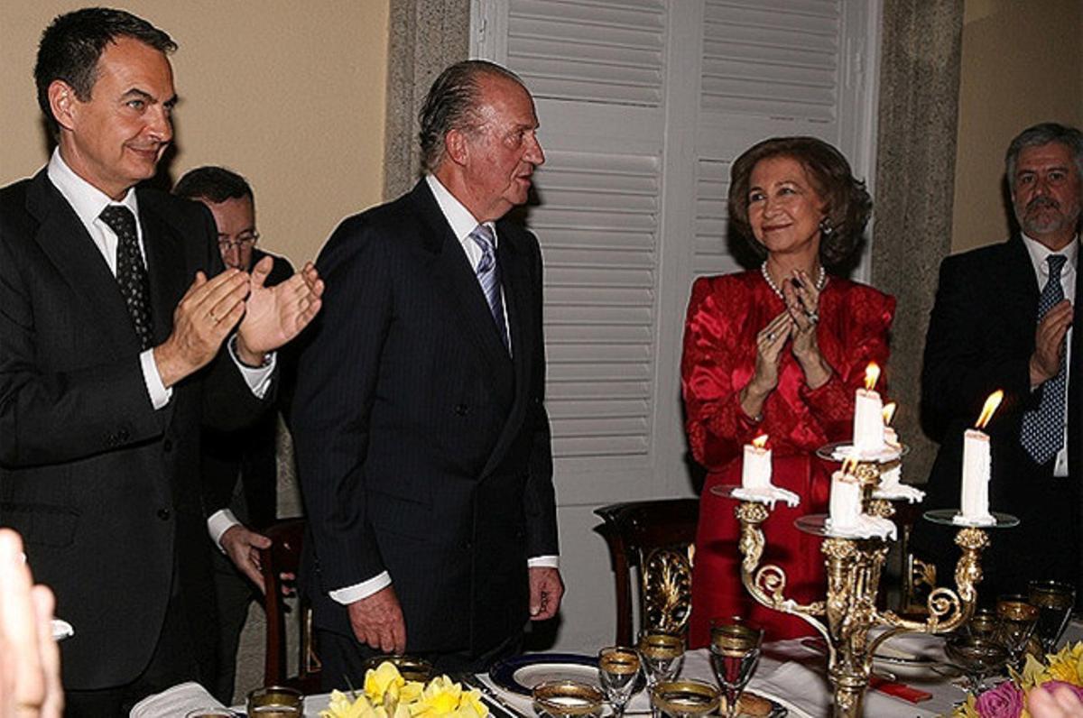 Celebració del 70è aniversari de Joan Carles I (9 de gener de 2008).