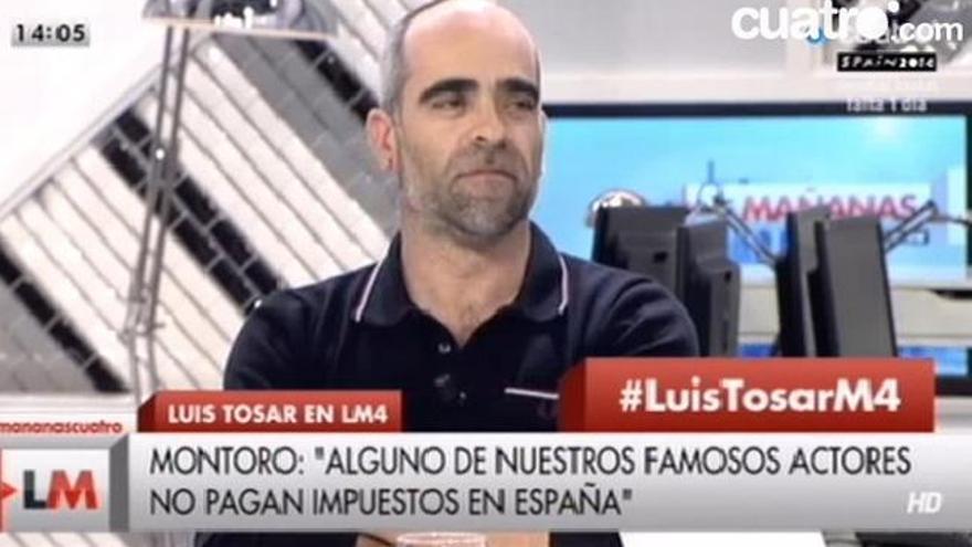 Luis Tosar en &#039;Las mañanas de Cuatro&#039;.